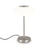 BRILONER LED stolní lampa, pr. 19,8 cm, 4,5 W, matný nikl BRILO 7030-012