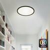 BRILONER CCT svítidlo LED panel, pr. 29,3 cm, 18 W, 2400 lm, černá BRILO 7058-015