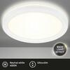 BRILONER Slim svítidlo LED panel, pr. 19 cm, 1400 lm, 12 W, bílé BRILO 7150-416