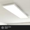 BRILONER Svítidlo LED panel, 119,5 cm, 4100 lm, 38 W, bílé BRILO 7193-016