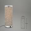 BRILONER LED stolní lampa s hvězdným nebem, pr. 13 cm, 5 W, taupe-chrom BRILO 7334-011