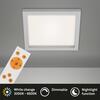 BRILONER CCT svítidlo LED panel, 29,5 cm, 1800 lm, 18 W, matný chrom BRILO 7370-014