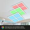 BRILONER Multi RGB CCT LED panel, 44,5 cm, 24 W, 2400 lm, bílé BRILO 7387-016