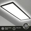 BRILONER Ultraplochý LED panel s přímým a nepřímým osvětlením, 29,3 cm, LED, 22 W, 3000 lm, černá BRILO 7402-415