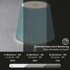 BRILONER LED nabíjecí stolní lampa 38 cm 2,6W 280lm tyrkysová IP44 BRILO 7438-010