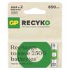 EMOS Nabíjecí baterie GP ReCyko 650 AAA (HR03), 2 ks B25162