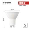 EMOS LED žárovka Classic MR16 / GU10 / 7 W (60 W) / 806 lm / studená bílá ZQ8E44