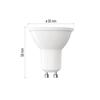 EMOS LED žárovka Classic MR16 / GU10 / 4 W (39 W) / 450 lm / neutrální bílá ZQ8E23