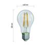 EMOS Lighting LED žárovka Filament A60 8,5W E27 teplá bílá, stmívatelná 1525732001