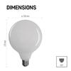 EMOS LED žárovka Filament Globe / E27 / 11 W (100 W) / 1 521 lm / neutrální bílá ZF2161