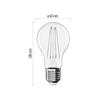 EMOS LED žárovka Filament A60 / E27 / 7,8 W (75 W) / 1060 lm / neutrální bílá ZF5D53