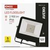 EMOS LED reflektor AVENO 20W, černý, neutrální bílá ZS2413