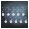 EMOS LED vánoční závěs - vločky, 135x50 cm, vnitřní, studená bílá DCGW13