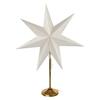 EMOS Vánoční hvězda papírová se zlatým stojánkem, 45 cm, vnitřní DCAZ15
