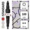 EMOS Standard LED spojovací vánoční řetěz, 10 m, venkovní i vnitřní, fialová D1AF01