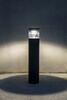 FARO RUSH sloupková lampa, tmavě šedá, 3000K 360st wide DALI