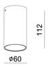 Deko-Light stropní přisazené svítidlo - Can IP20, 1x 7,5 W GU10, černá 348242