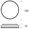 Deko-Light nástěnné a stropní svítidlo Subra, 3000K, Dali 220-240V AC/50-60Hz 29,00 W 3000 K 2900 lm bílá 401003