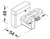 Deko-Light nábytkové přisazené svítidlo Ayleen I 220-240V AC/50-60Hz 3,20 W 3000 K 150 lm 60 stříbrná  687086