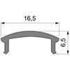 Light Impressions Reprofil kryt F-01-12 matt 75% průhlednost 1000 mm 983522