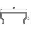 Light Impressions Reprofil kryt H-01-15 matt 75% průhlednost 2000 mm 984033