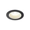 BIG WHITE NUMINOS DL S vnitřní LED zápustné stropní svítidlo černá/bílá 4000 K 40° včetně listových pružin 1003821