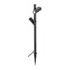 BIG WHITE (SLV) HELIA SLIM Pole double LED, venkovní stojací lampa, černá IP65 3000K 1007869