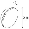 BIG WHITE (SLV) D-RING S nástěnné svítidlo, fáze, 2700/3000K, fáze, IP65, černá 1007911