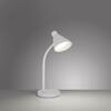 JUST LIGHT LED stolní lampa bílá s vypínačem flexibilní na psací stůl 3000K LD 11248-16