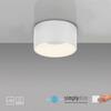 JUST LIGHT LED stropní svítidlo bílé průměr 16cm stmívatelné SimplyDim 3000K LD 14325-16