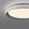 JUST LIGHT LED stropní svítidlo šedá průměr 43cm paměťová funkce krokově stmívatelné 3000K LD 14368-15