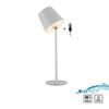 JUST LIGHT LED svítidlo na láhev bílé na baterie dotykový stmívač USB IP54 stolní lampa 3000K LD 19251-16