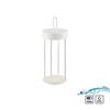 JUST LIGHT LED stolní lampa na baterie bílá 28cm dotykový stmívač IP44 zahradní svítidlo 2700K LD 19300-16