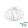 JUST LIGHT LED stolní lampa průměr 46cm bílé na baterie USB IP44 stmívatelné dotykem 2700K LD 19305-16