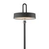 JUST LIGHT LED stolní lampa černá na baterie dotykový stmívač ochrana proti stříkající vodě USB 2700K LD 19310-18