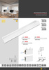 Ecolite LED závěsné sv. linear 28W,120cm,3000lm,4000K,bílá LN5070-28W/BI
