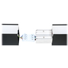 Ecolite LED závěsné sv. linear 40W,150cm,4400lm,4000K,černá LN5070-40W/CR