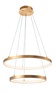Nova Luce Originální závěsné LED svítidlo Leon v luxusním zlatém designu NV 8100281