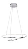 Nova Luce Originální závěsné LED svítidlo Viareggio v elegantním chromovém designu NV 8101201