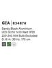 NOVA LUCE závěsné svítidlo GIA černý hliník GU10 1x10W 230V IP20 bez žárovky 834870