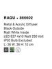 Nova Luce Moderní přisazené stropní svítidlo Ragu - 4 x 10 W, 360 x 360 mm, černá NV 866602