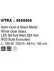 NOVA LUCE závěsné svítidlo VITRA saténový zlatý a černý kov bílé opálové sklo G9 8x5W 220V IP20 bez žárovky 9143308