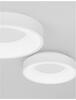 NOVA LUCE stropní svítidlo RANDO THIN bílý hliník a akryl LED 30W 230V 3000K IP20 stmívatelné 9353830