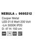 NOVA LUCE závěsné svítidlo NEBULA zlatý kov LED 29W 230V 3000K IP20 9695212