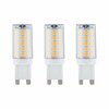 PAULMANN LED 3ks-sada Non Dim G9 230V 3x250lm 3x2,5W 2700K čirá