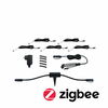 PAULMANN Plug & Shine set Smart Home Zigbee 3.0 LED zemní svítidlo MicroPen IP67 3000K 5x0,2W 21VA stříbrná Smart Home Zigbee