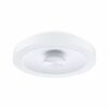 PAULMANN LED stropní svítidlo Volea IP44 3000K / 230V 3,5 / 13W stmívatelné bílá/stříbrná