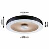 PAULMANN LED stropní svítidlo Volea IP44 3000K / 230V 4 / 18,5W stmívatelné černá/zlatá