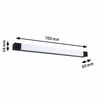 PAULMANN Selection Bathroom LED svítidlo k zrcadlu Quasar IP44 3000K 230V 11,2W černá