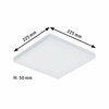 PAULMANN Velora LED Panel 225x225mm 13 W bílá mat 798.16